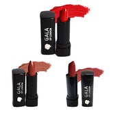 Gala of London Mini Matte Lipstick -Combo of 3(03 Rosy Glow, 07 Nude, 05 Ruby)